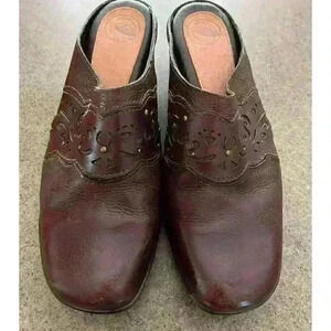 Leather clogs - Nurture Bridgette‎ by Lamaze Dark brown Size 9